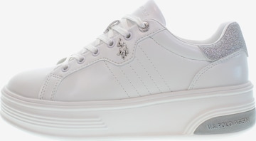 Sneaker bassa di U.S. POLO ASSN. in bianco: frontale