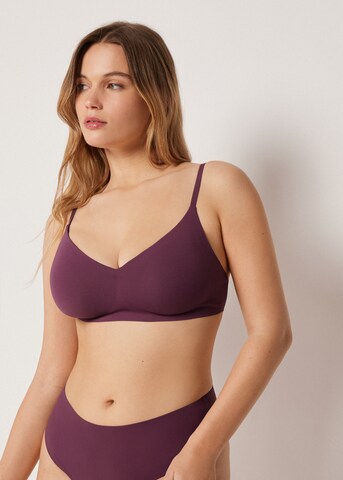 CALZEDONIA Bralette Bikini Top 'Invisible Bonding' in Red