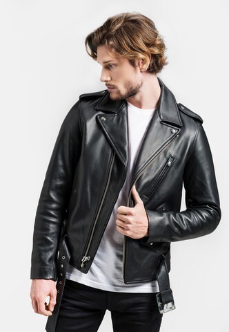 18N62 Between-season jacket 'NEAdley' in Black: front