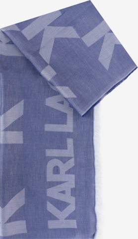 Karl Lagerfeld Scarf in Blue: front