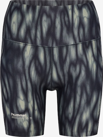 Hummel Skinny Sports trousers 'HIIT' in Green: front