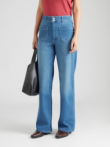 ONLYWide Leg/ Široke nogavice Traperice 'ONLMadison' - plava boja: prednji dio