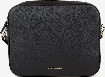 Coccinelle Umhängetasche 'Tebe Mini Bag Grained Leather' in Schwarz: Vorderseite