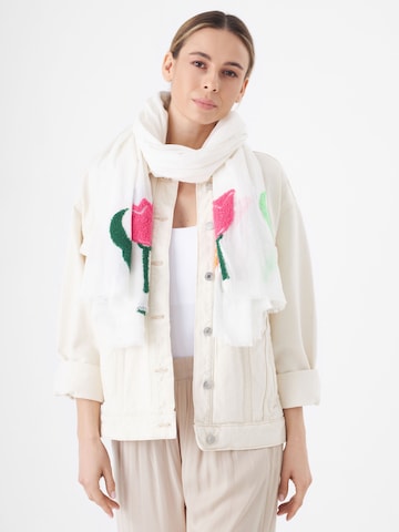 CODELLO Sjaal in Beige: voorkant