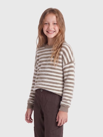 KIDS ONLY GIRL Sweater 'newpiumo' in Brown