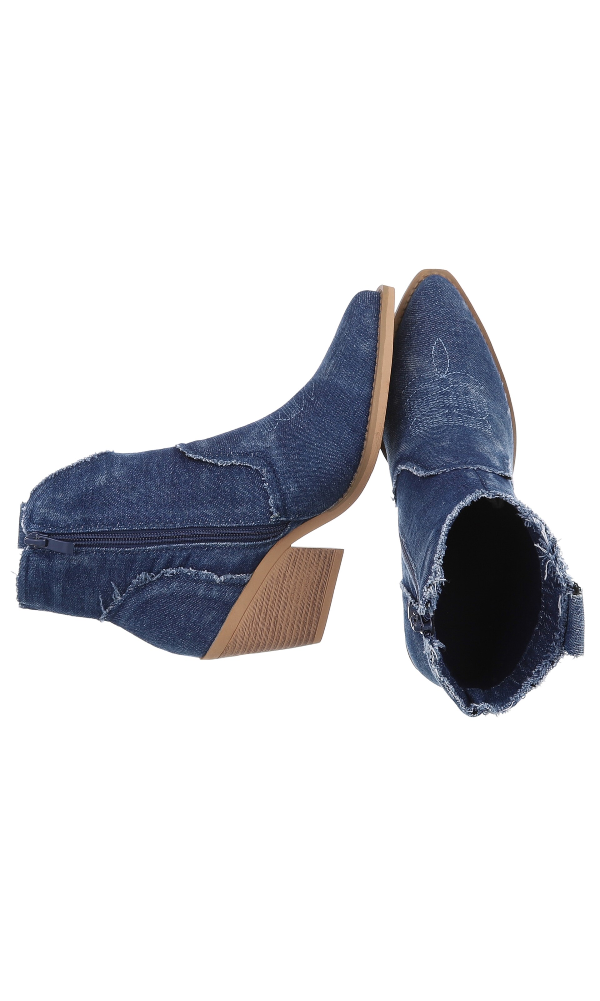 Ital-Design Stiefelette in Blau
