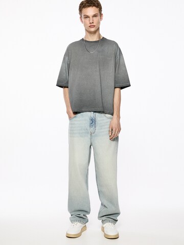 Pull&Bear Loosefit Jeans i blå