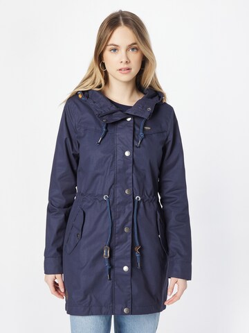 Ragwear Tussenparka 'Canny' in Blauw: voorkant