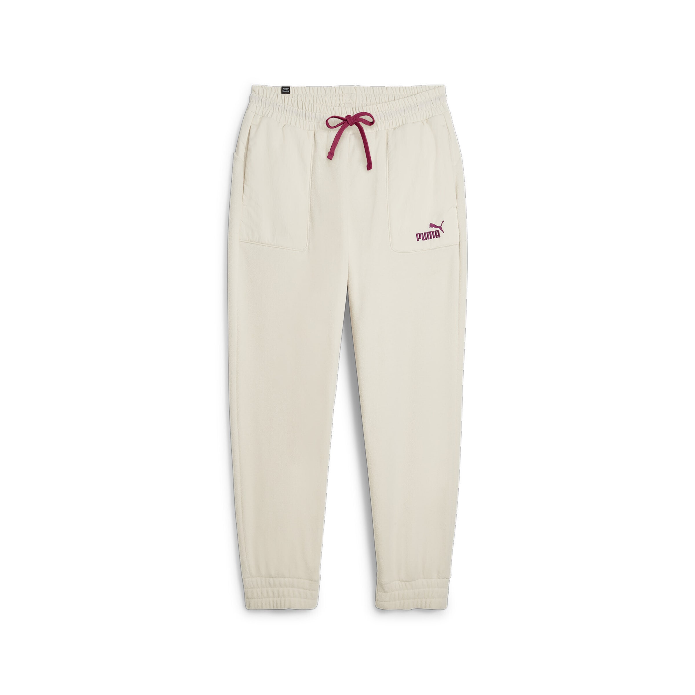 PUMA Workout Pants 'Ess' in White: front