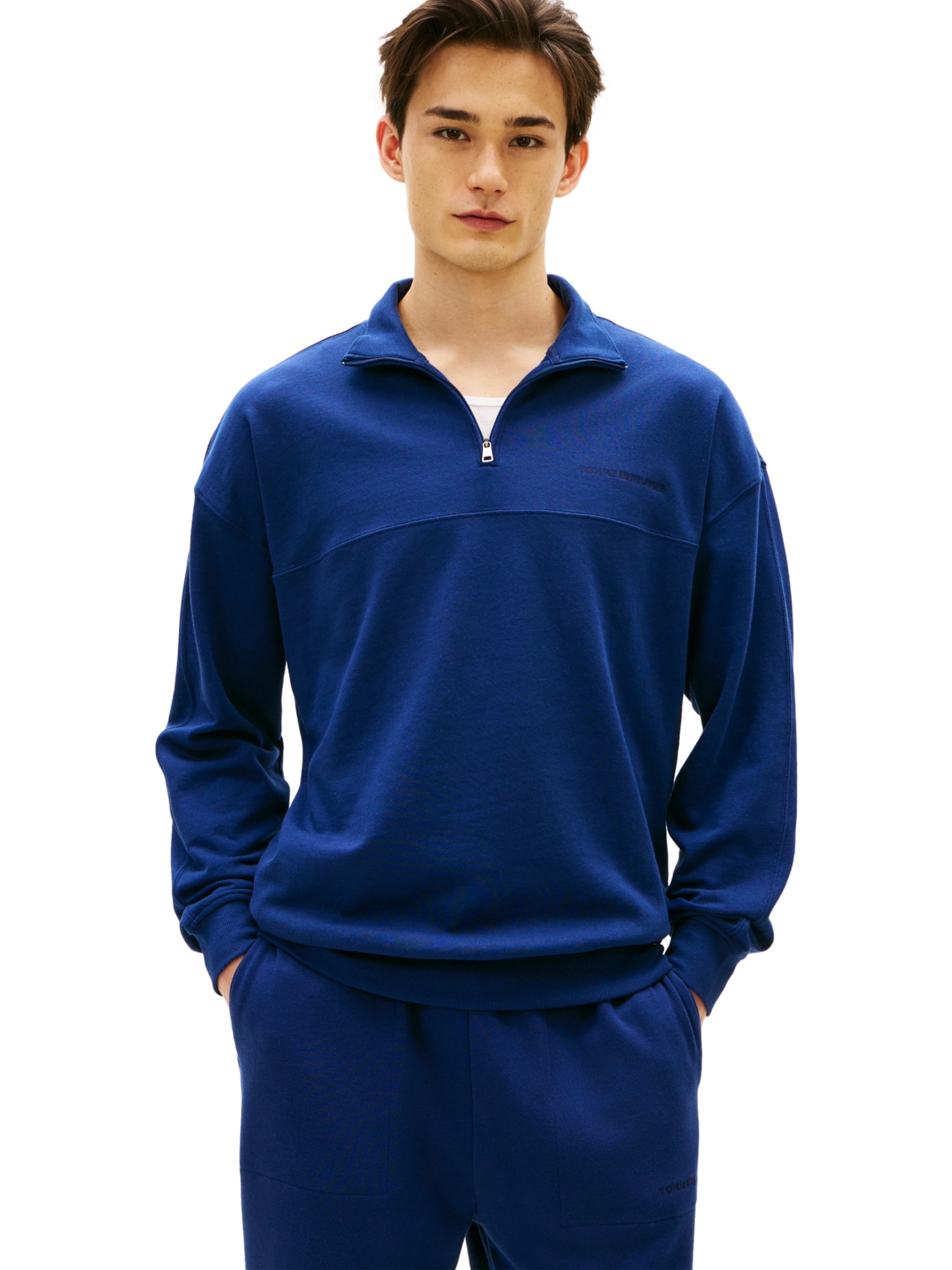 Felpa di TOMMY HILFIGER in blu: frontale