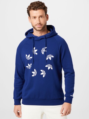 ADIDAS ORIGINALS Sweatshirt in Blue: front