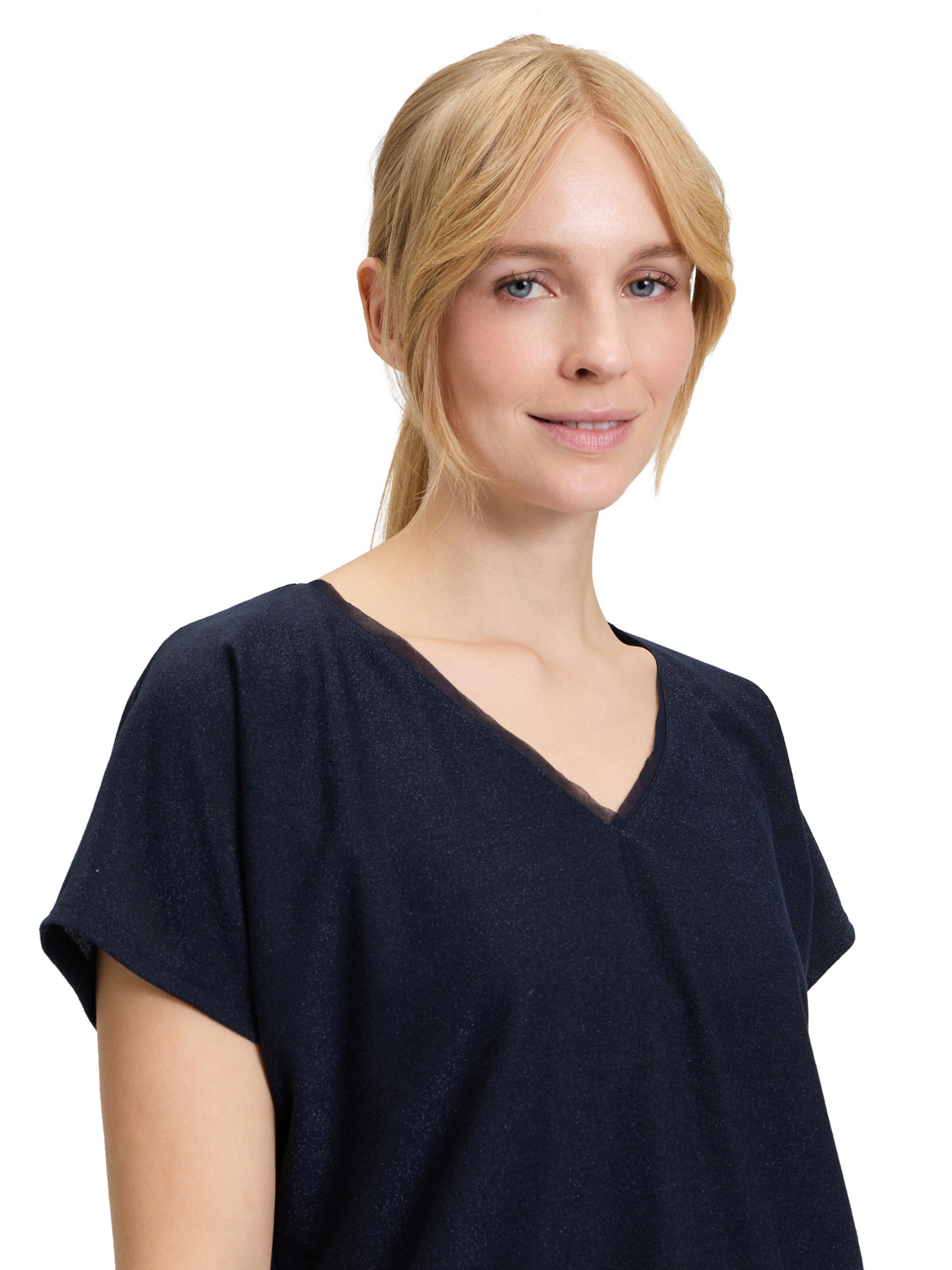 Vera Mont Bluse in Blau
