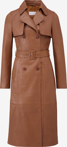 Manteau mi-saison 'Darcy' RICANO en marron : devant
