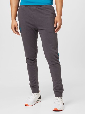 Hummel Tapered Workout Pants 'Staltic' in Grey: front