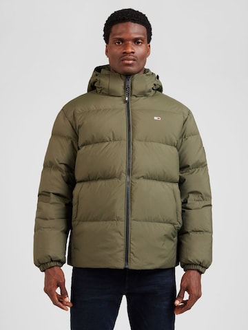 Giacca invernale 'ESSENTIAL' di Tommy Jeans in verde: frontale