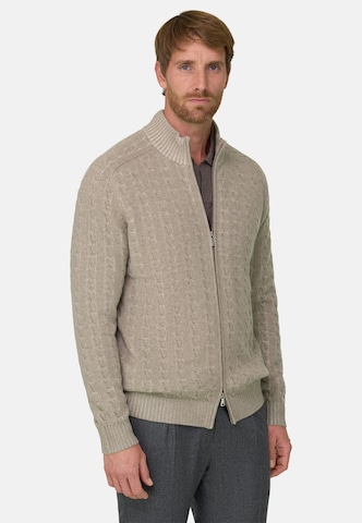 Veste de survêtement Boggi Milano en beige : devant