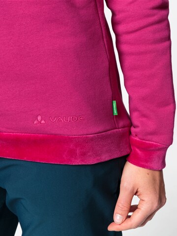 VAUDE Sports sweater 'W Manukau Ho III' in Pink