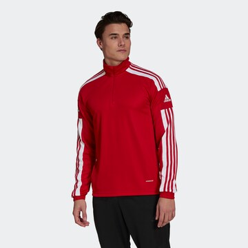 Skinny Felpa sportiva 'Squadra 21 ' di ADIDAS SPORTSWEAR in rosso: frontale