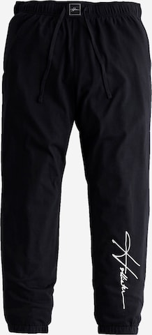 HOLLISTER Pajama Pants in Black: front