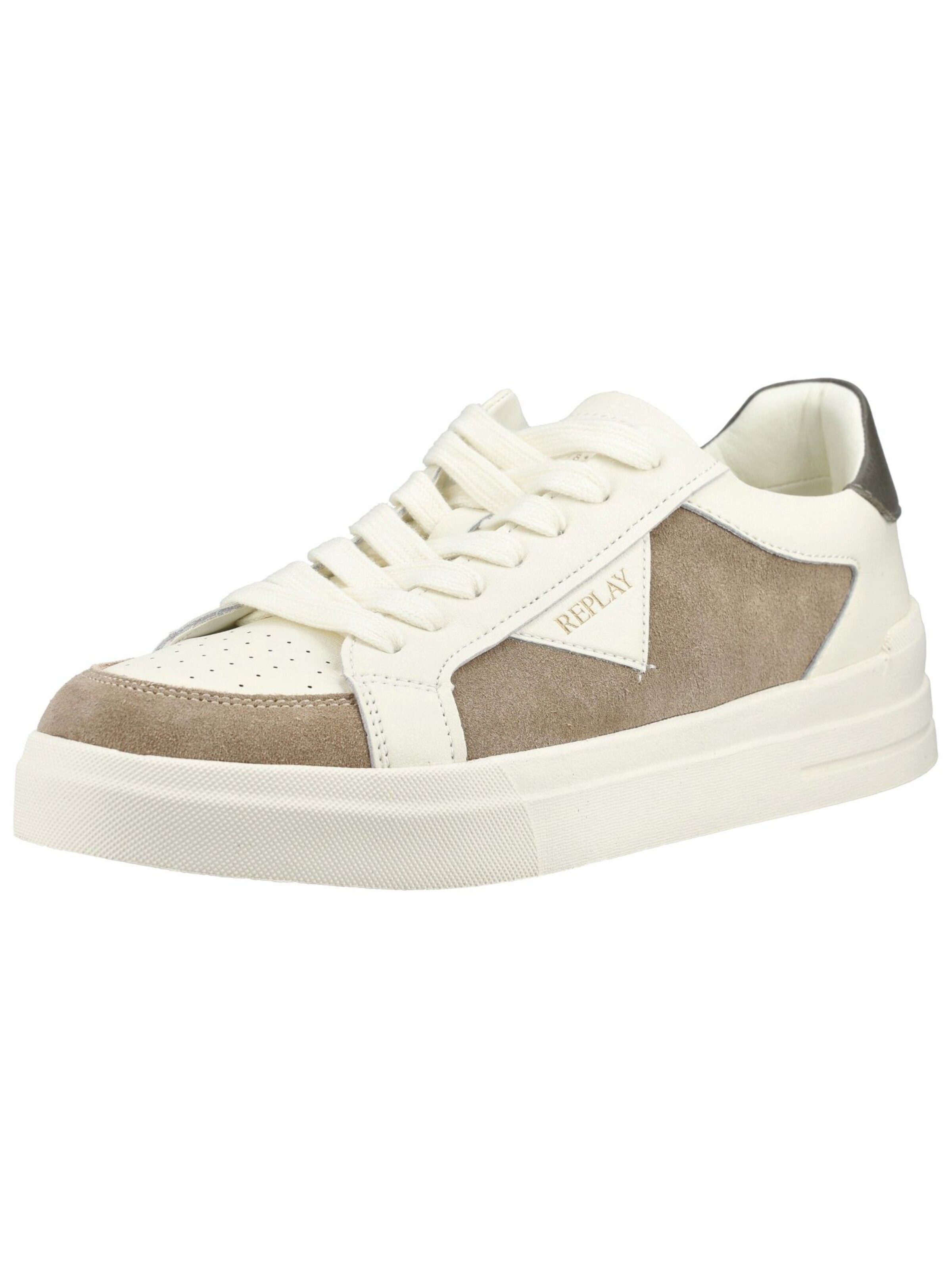 REPLAY Sneakers laag in de kleur Beige / Wit, Productweergave