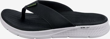 SKECHERS T-Bar Sandals in Black