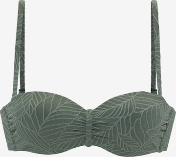 Hauts de bikini LASCANA en vert : devant