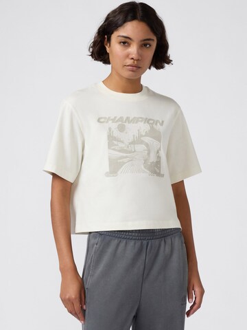 T-shirt Champion Authentic Athletic Apparel en blanc : devant