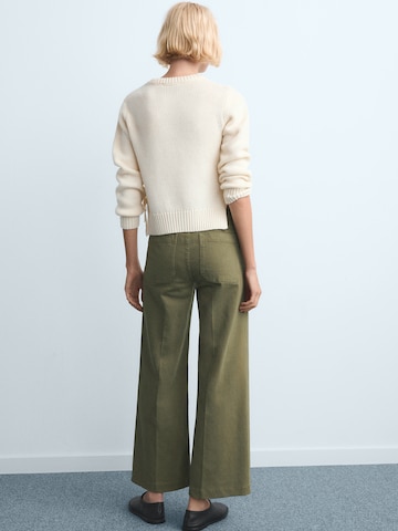 Wide Leg Jean 'JESSIE' MANGO en vert