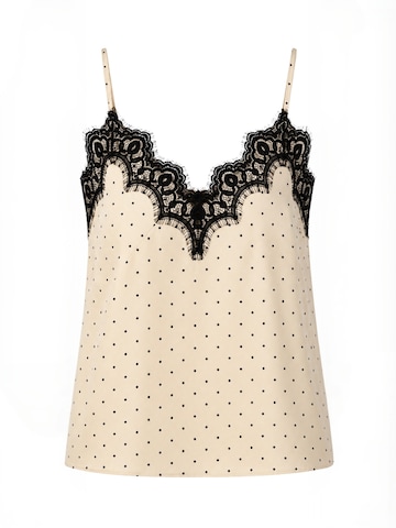 Coster Copenhagen - Top ' Top ' en beige: frente