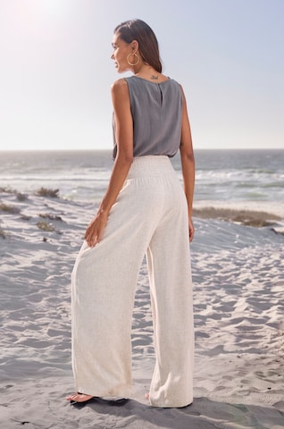 FRENCH CONNECTION Wide leg Broek in Beige