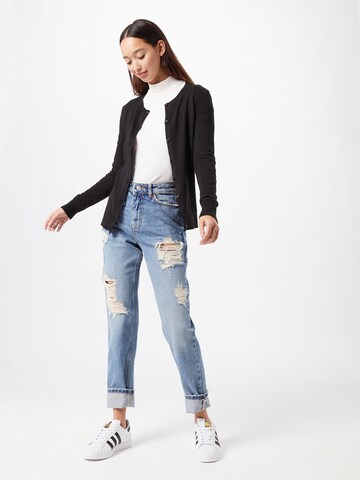 GAP Gebreid vest 'CARDI' in Zwart