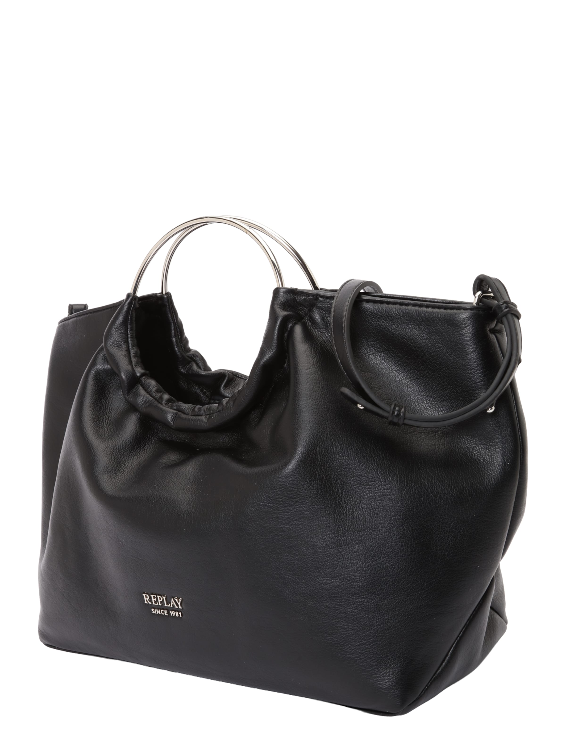 REPLAY Käekott, värv must