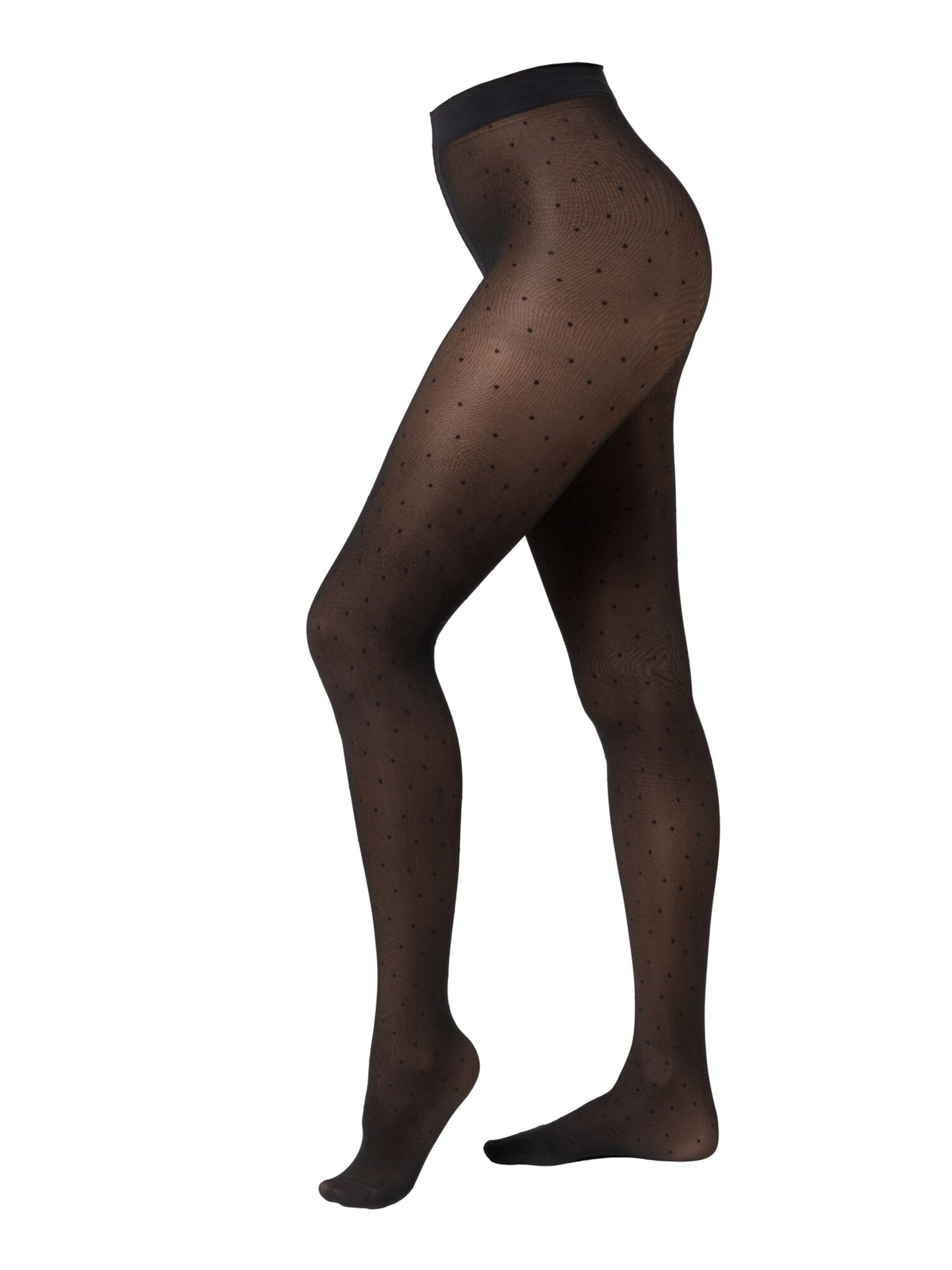 camano Strumpfhose in Schwarz: Vorderseite