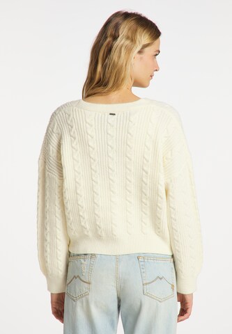 Cardigan DreiMaster Vintage en blanc