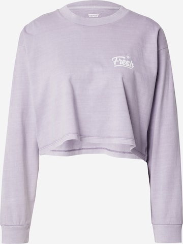 LEVI'S ® Shirt 'Graphic LS Crop Reese' in Purple: front