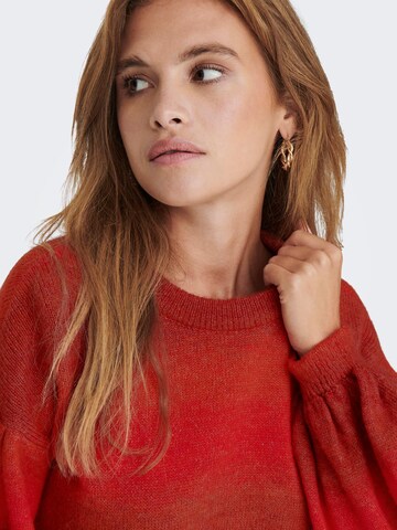 ONLY Sweater 'RAIN' in Orange