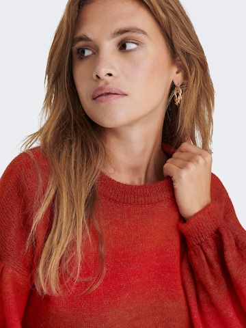 ONLY Sweater 'RAIN' in Orange