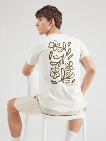 INDICODE JEANS Paita 'Botanic' värissä beige: etupuoli