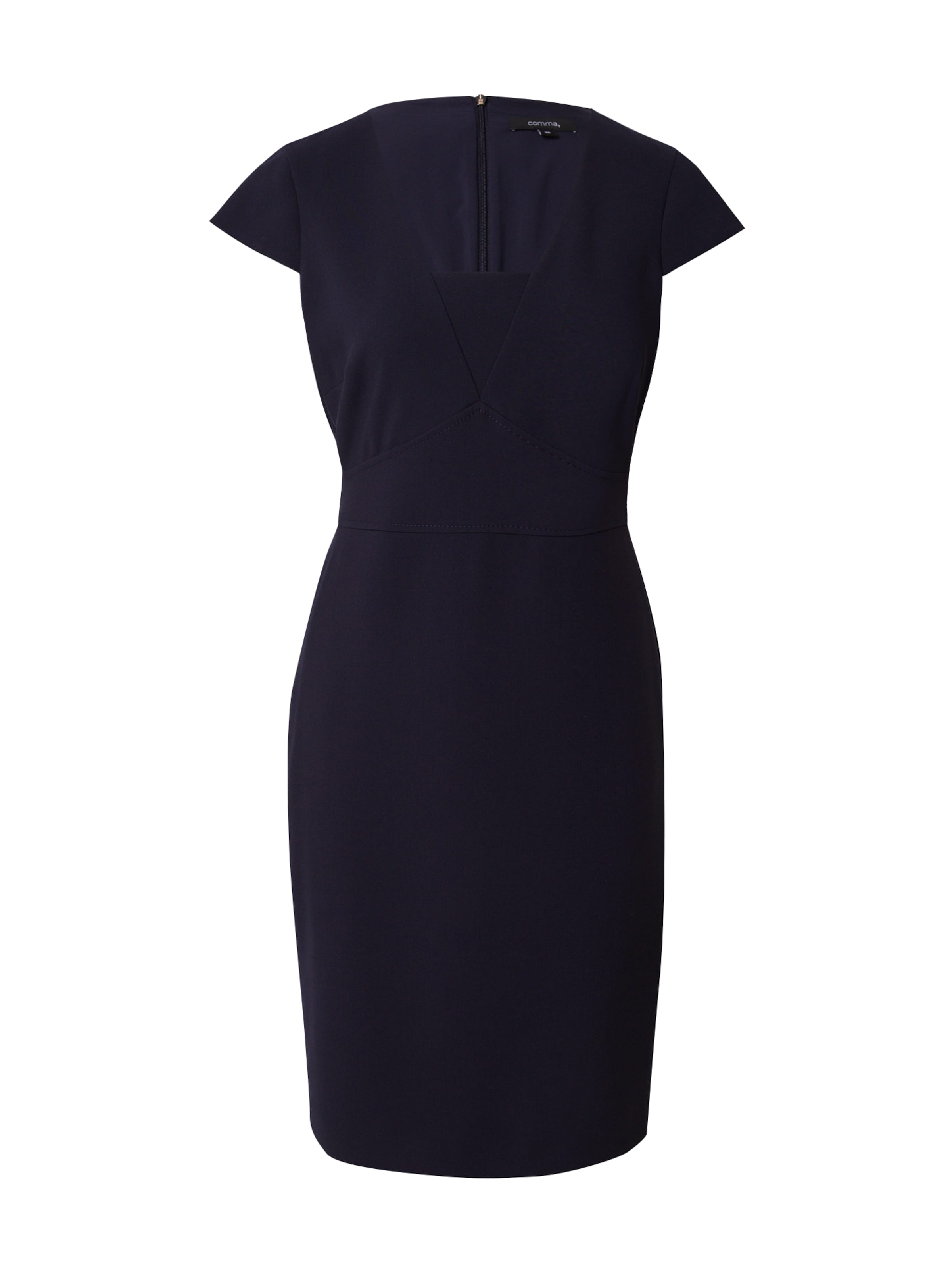 Robe fourreau COMMA en bleu : devant