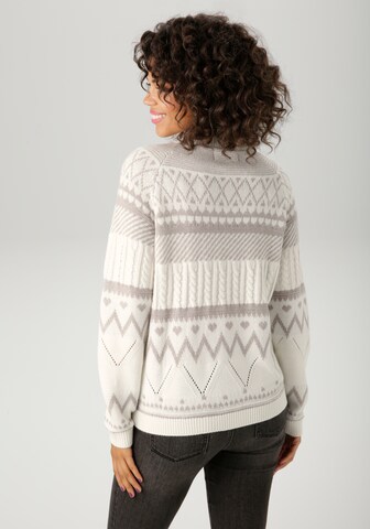 Aniston CASUAL Pullover in Grau