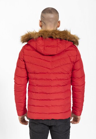 Veste d’hiver Jimmy Sanders en rouge