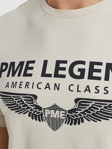 PME Legend T-shirt 'PME LEGEND - T-shirt with logo' i vit