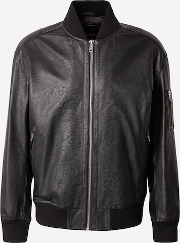 BOSSPrijelazna jakna 'Jakri' - crna boja: prednji dio