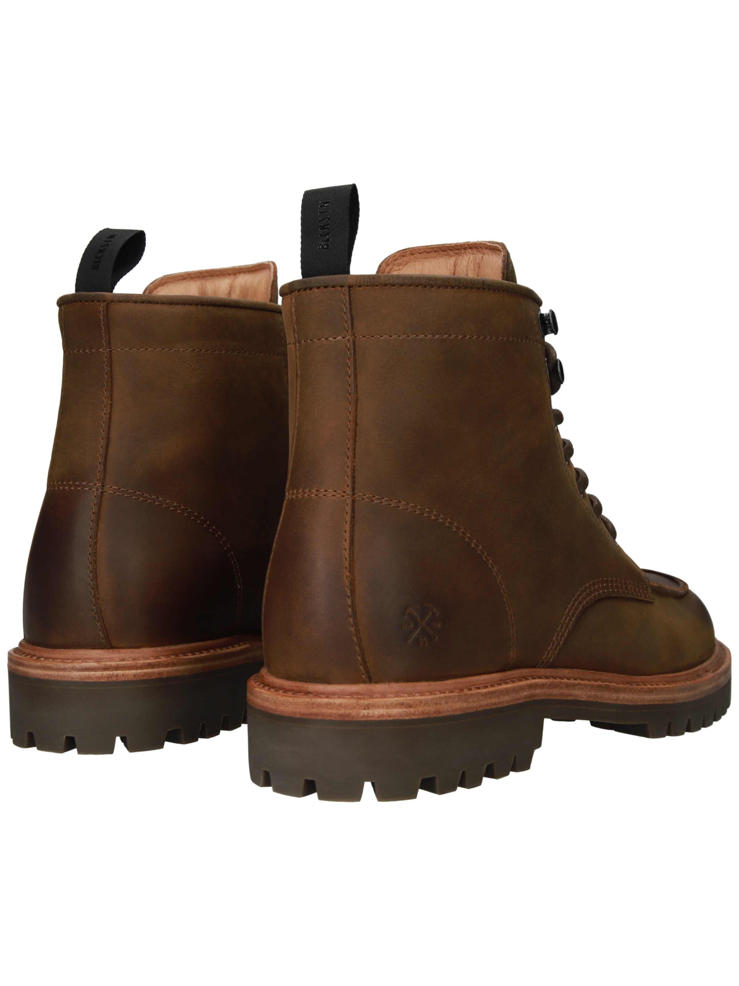 BLACKSTONE Boots med snörning 'Gastown Redford EG570' i brun