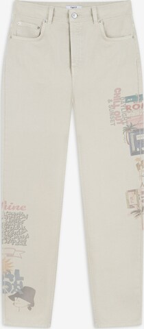 Twist Regular Jeans in White: front