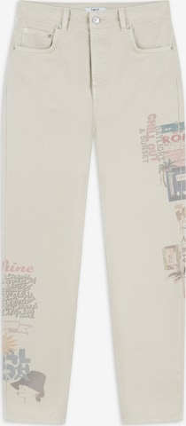 Twist Regular Jeans in White: front