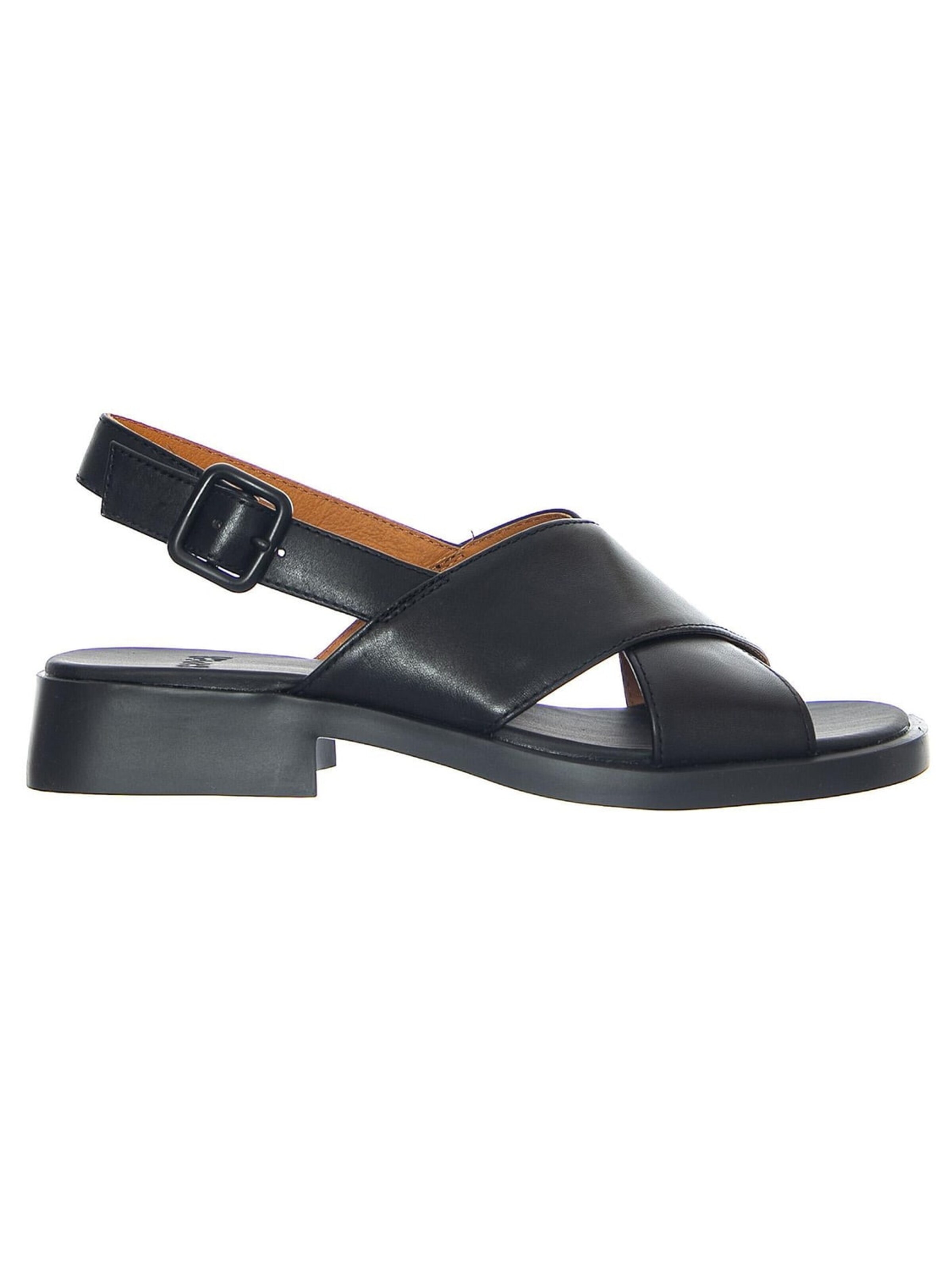 CAMPER Sandale 'Ultrasoft Black/Dana Black' in Schwarz: Vorderseite
