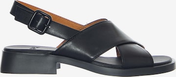 CAMPER Sandale 'Ultrasoft Black/Dana Black' in Schwarz: Vorderseite