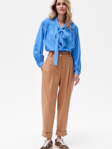 Blue Shadow Regular Pants in Brown