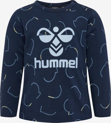 T-Shirt fonctionnel Hummel en bleu : devant